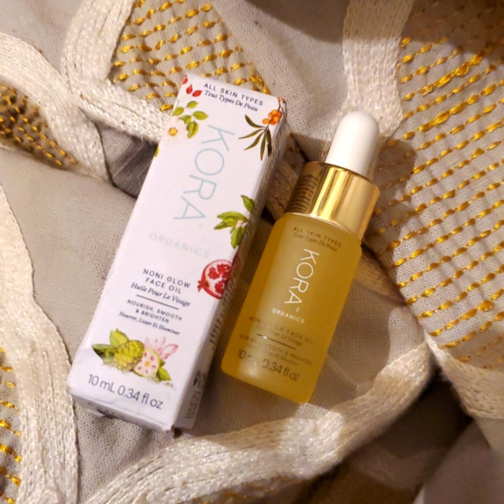 KORA Organics Noni Glow Face Oil 10 ml Glass Bottle Dropper NEW